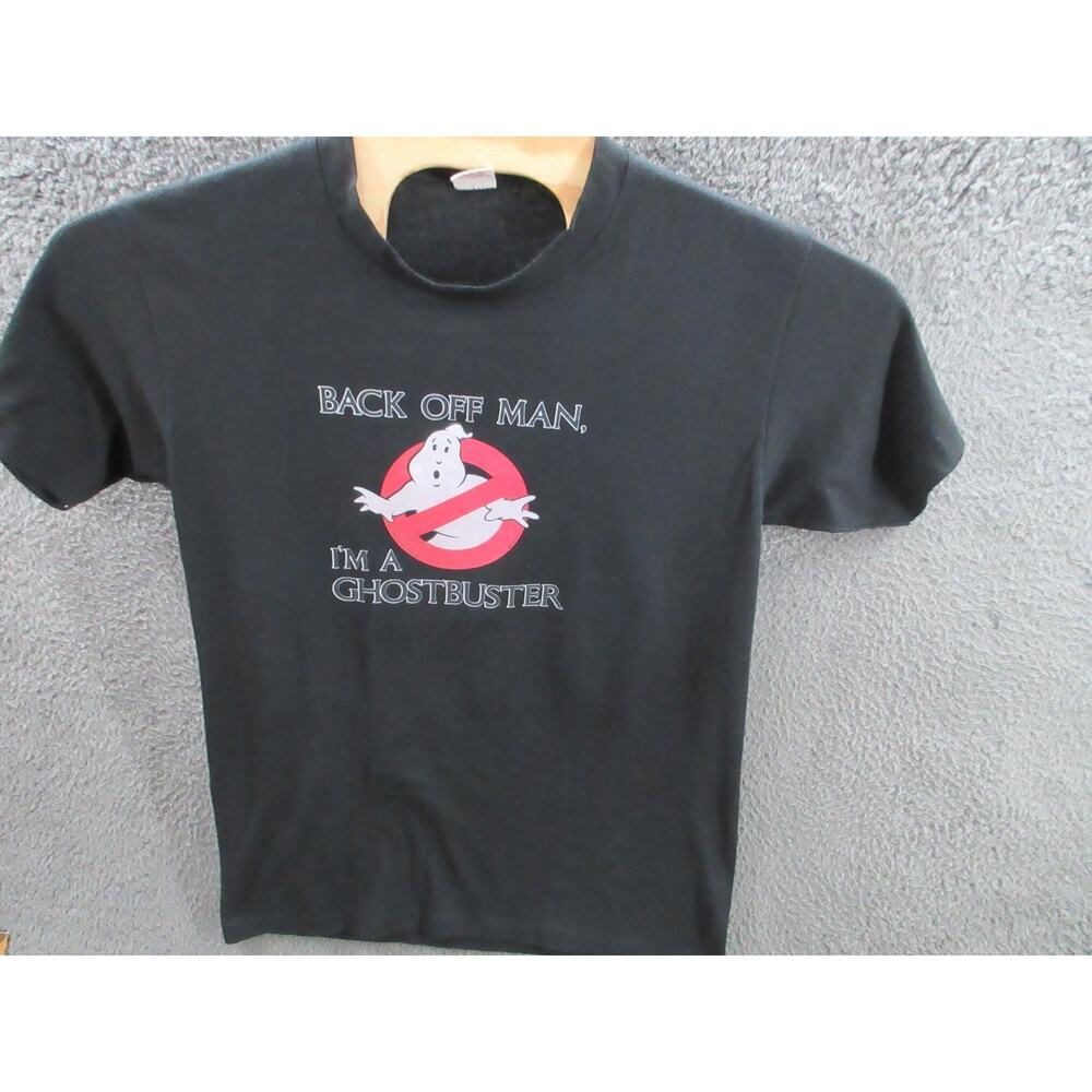 Vintage 1984 Ghostbusters Movie T Shirt Men's Large Back Off I’m A Ghostbuster